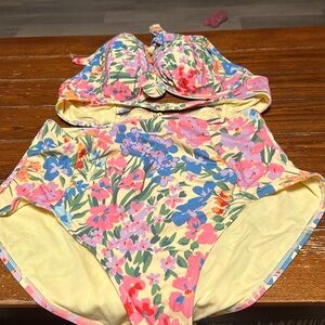 Adore Me Bikini. 42d top.  2x bottom. Never worn